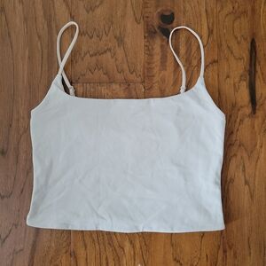 Babaton Size M Crop Tank Top Cream